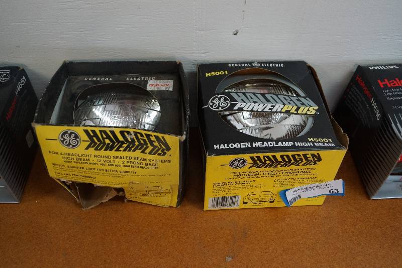 lot 63 image: H5001  Halogen Plus Headlights- Set of 2