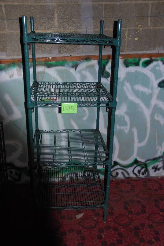 lot 5715 image: Metro 4 Shelf Unit - Green
