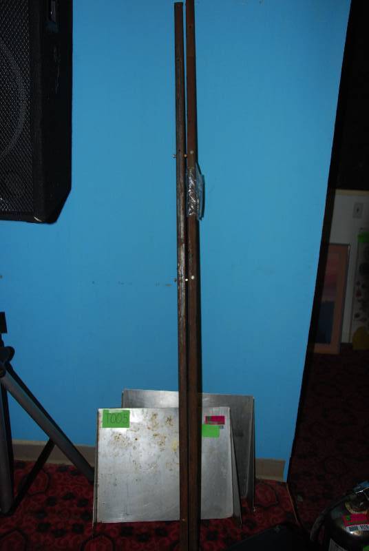 lot 9028 image: Adjustable Wall Mount Stainless Shelving