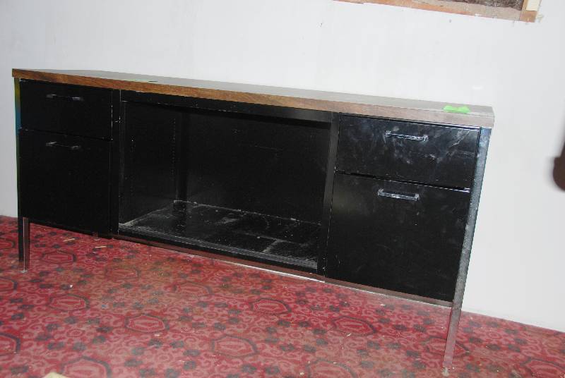 lot 9032 image: Metal Credenza