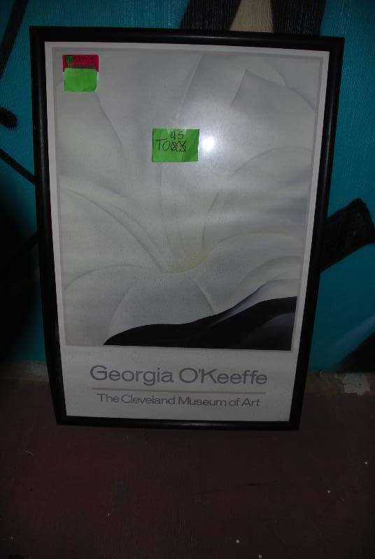 lot 9043 image: Georgia OKeefe framed print