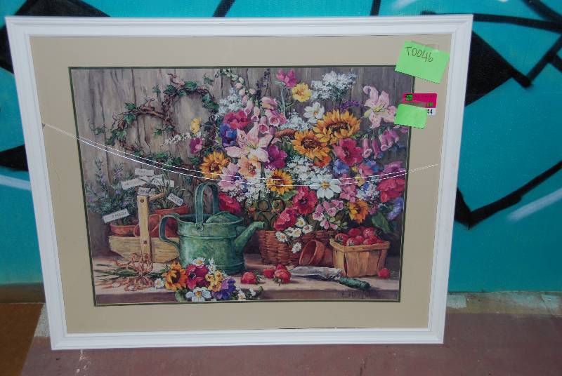 lot 9044 image: Barbara Mark framed print