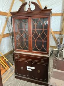 lot 47864 image: Antique China Cabinet