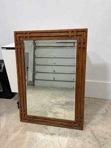 lot 47886 image: Mission Style Mirror