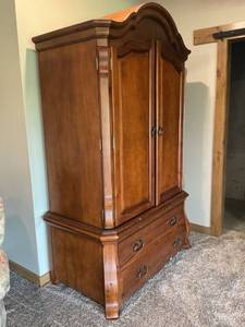 lot 47892 image: Norwalk Wood Armoire