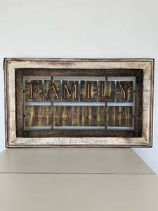 lot 47897 image: Family Sign with Joshua 2415