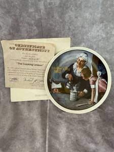 lot 48054 image: Norman Rockwell Knowles The Cooking Lesson