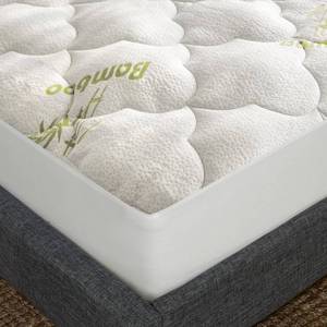 lot 22348 image: Air Mattress Cover Queen Size Thick Mattress Cooling Pad, Viscose Made from Bamboo Quilted Mattress Topper, Noiseless Extra Plush Pillow Top Mattress Topper Queen Fits 8-23 Inches Deep Mattresses