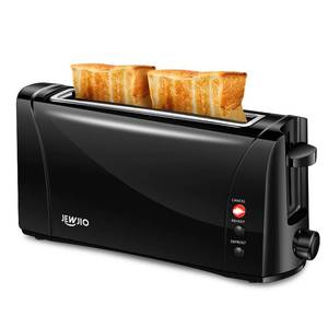 lot 22362 image: Vintage Black 2 Slice Toaster - Wide Slot, DefrostReheatCancel, 6 Shade Settings, Removable Crumb Tray for Waffles & Bagels, Easy to Use, 1000w