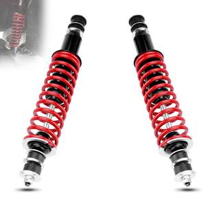 lot 22427 image: 70928-G01 Golf Cart FrontRear Shock Absorber Kit with Heavy Duty Coil Springs Compatible with 1994-up EZGO MedalistTXT Gas &amp Electric Golf Carts Replaces# 76418-G01,70324-G01,76419-G01 - RED