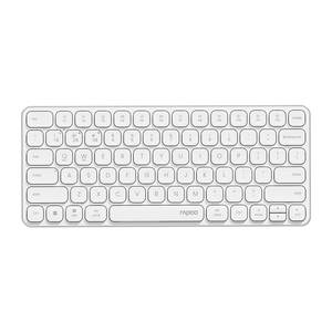 lot 22430 image: Rapoo E9050L Multi-Device Wireless Keyboard, Blade-Series E9050L 78-Key Ultra-Thin Keyboard, Support 4 Devices, Low-Profile, Quiet, USB-C, Rechargeable, Al-Alloy Frame, for WindowsMacLinuxChrome