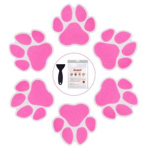 lot 22469 image: Secopad Non-Slip Bathtub Stickers, 20 PCS Large Safety Bathroom Tubs Showers Treads Adhesive Decals with Scraper (Pink)