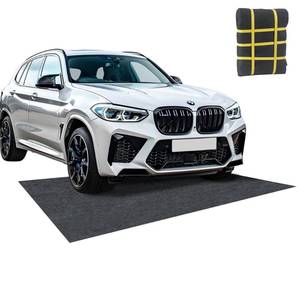 lot 22474 image: FUZEWANLI 60 x 72 Oil Spill Mat - Garage Floor Mats for Under Car - Waterproof, Absorbent, Reusable, Washable, Protects Garage Floors or Driveways, Durable