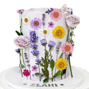 lot 22477 image: JeVenis Wildflower Cake Toppers Wildflower Decor Baby In Bloom Baby Shower Cake Toppers for Women Birthday Bridal Shower Wedding Party Decoration