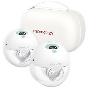 lot 22480 image: Momcozy Breast Pump Hands Free, All-Day Comfort, No Strings Attached- 24mm, 2 Pack - Retail $191.42