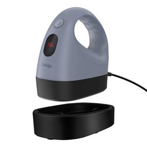 lot 22527 image: Calogy Mini Heat Press, Heat Transfer Machine, Constant Temp Control, Insulated Safety Base, Fits for Crafts, T-Shirt, Hat, Cap, Pillows (Silver Grey)