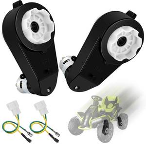 lot 22567 image: 2 Pcs 24V Powered Wheels Motor Upgrade Gearbox for Ride On Toys 24v RS555 40000RPM High Speed Drive Engine Motor Upgrade Gearbox Replacement Parts