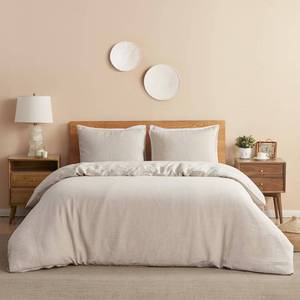 lot 22578 image: DAPU 100% Linen Duvet Cover Set 3PCs, Pure Natural French Flax Linen Duvet Cover King 90x104 with Corner Ties and Zipper Closure, Soft Breathable Durable for Hot Sleepers (Natural Linen, King) - Retail $140.79