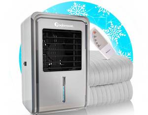 lot 23606 image: Adamson B10 Gray Bed Cooling System - Twin 75L x 39W - New - 100% Cotton Mattress Cooling Bed Pad for Night Sweats - Water Bed Cooler Ideal for Hot Sleepers - Retail $151.11