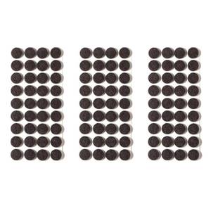 lot 24326 image: Furnigear Felt Furniture Pads for Hardwood Floors - Self Adhesive Chair Felt Pad, Floor Protector for Furniture Feet, Furniture Sliders Moving Furniture Smoothly, Anti Scratch 108 Pcs 58 Round Brown