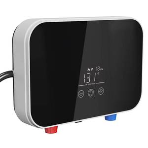 lot 24332 image: Kweetle Tankless Water Heater Electric, 6000W 110V Instant Hot Water Heater with Digital Display Self-modulating, Overheating Protection for Demand - Retail $85.82