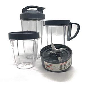 lot 24339 image: Cup and Blade Set for NutriBullet Replacement High Speed Blender Mixer System,nutribullet 900 series replacement parts (7)