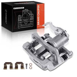 lot 24360 image: A-Premium Disc Brake Caliper Assembly with Bracket Compatible with Select Hyundai Models - Elantra 2011-2016, Elantra Coupe 2013-2014 - Rear Left Driver Side