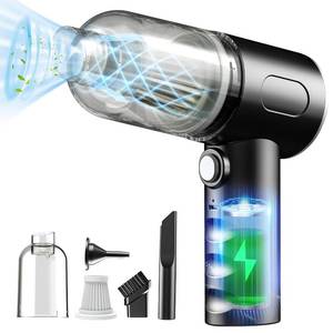 lot 24406 image: 3 in 1 Keyboard Vacuum Cleaner, 12000PA High Power Handheld Car Vacuum, Cordless Portable Mini Table Vacuum Cleaner, Compressed Air Duster Keyboard Cleaner for Car,Desktop, Pet Hair Cleaning
