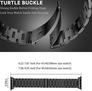 lot 24411 image: EPULY Metal Band Compatible with Apple Watch Band 49mm 46mm 45mm 44mm 42mm 41mm 40mm 38mm Men & Women, Business Stainless Steel Strap for iWatch Bands Ultra 2, SE, Ultra Series 9 8 7 6 5 4 3 2 1