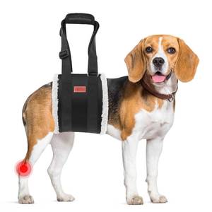 lot 24456 image: Adjustable Dog Lift Harness, Dog Sling for Large Dogs Lift Support and Rehab Harness for Weak Rear Legs, Soft Hind Leg Support Helps Senior, Injured, Disabled and After ACL Surgery Dogs(Black,Medium)