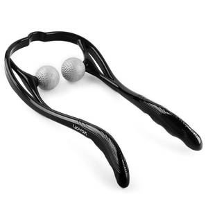 lot 24483 image: VOYOR Neck Massager Shiatsu Deep Tissue Dual Trigger Point Shoulder Massager for Pain Relief, Ergonomic Handle Design, Lightweight & Portable MS110