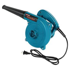 lot 24488 image: Corded Electric Leaf Blower,2 in 1 Small Handheld Lightweight SweeperVacuum,110V 400W Portbale Blower for LeafSnowDust Blowing (Blue)