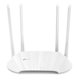 lot 24492 image: TP-Link AX1800 Dual Band Gigabit Wi-Fi 6 Access Point (TL-WA1801) Desktop Wi-Fi Bridge HE80 & Beamforming Supports Multi-SSIDClientRange Extender Mode 4 Fixed Antennas Passive PoE