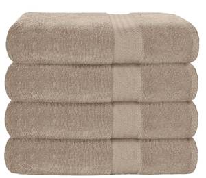 lot 24504 image: GLAMBURG Premium Cotton 4 Pack Bath Towel Set - 100% Pure Cotton - 4 Bath Towels 27x54 - Ideal for Everyday use - Ultra Soft & Highly Absorbent - Tan