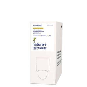 lot 24523 image: ATTITUDE Bathroom Cleaner, EWG Verified, Plant- and Mineral-Based Ingredients, Vegan Household Products, Citrus Zest, Bulk Refill, 67.6 Fl Oz