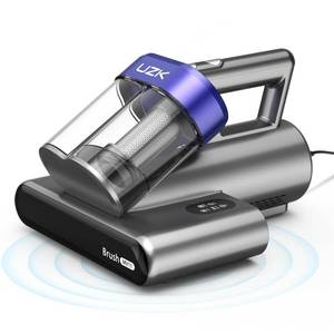 lot 24524 image: Bed Vacuum Cleaner Mattress Vacuum Cleaner,16Kpa Powerful Handheld Vacuums with UV-C Light & Double Dust Cup & High Heating & Ultrasonic & Anion for Bed Sofa (Corded,Purple) - Retail $146.44