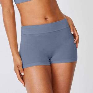 lot 4450 image: Jockey Generation� Womens Seamfree� Comfort Waist Boyshorts 2pk - Steel BlueTan M Mid Rise, Tagless, Knit