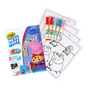 lot 4456 image: Crayola Peppa Pig Color Wonder Activity Set Mess Free Peppa Pig Coloring Pages Easter Basket Essentials Peppa Pig Toys Easter Gifts for Toddlers