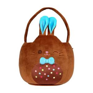 lot 4459 image: Squishmallows Bunny Turquoise Easter Basket