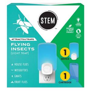 lot 4462 image: STEM Flying Insect Light Fly Trap Starter Kit - 1 Unit  1 Refill