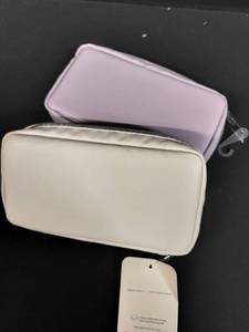 lot 4476 image: Foldable Jewelry Accessory Organizer Ivory - Brightroom� Pack of 2 Polyester, Spot Clean, Adult Jewelry Storage, 7.5inx4inx1.5in (2 pack)