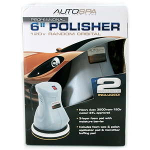 lot 4480 image: Auto Spa 6 Random Orbital Car Surface Polisher with Bonus Bonnets