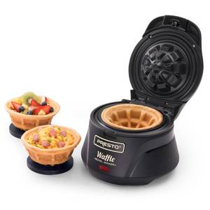lot 5427 image: Presto 03500 Belgian Waffle Bowl Maker,Black, 9.3 x 8.25 x 5.25 inches
