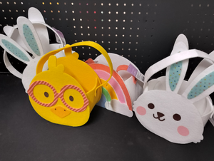 lot 5442 image: Easter Basket Set - Duck and Bunny Character Baskets