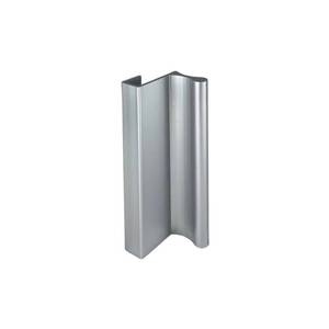 lot 6005 image: CRL Satin Anodized Aluminum 3in Pull with 716in Lip for Sliding Glass and Panel Door - D643A 2 Pack