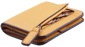 lot 6007 image: Toughergun Wallet Women Rfid Blocking Small Compact Bifold Luxury Leather Pocket Wallet Ladies Mini Purse with ID Window