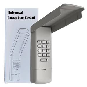 lot 6008 image: Universal Garage Door Opener Keypad Remote Wireless Keyless Keypad Compatible with Genie LiftMaster Chamberlain Craftsman Linear Overhead Door Wayne Dalton Opener has Learn Button or Dip Switch