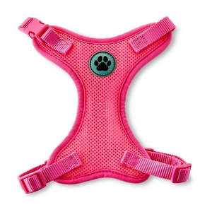 lot 6404 image: Vibrant Life Dog Harness Mesh Adjustable Reflective Dog Walking Pet Harness Pink Size Small