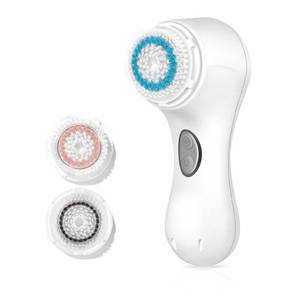 lot 6457 image: Facial Cleansing Brush, Sonic Face Scrubber Exfoliator for Women Skin Care Deep Cleaning Exfoliating, Rechargeable Waterproof Electric with 2 Speeds for Home and Travel(White)