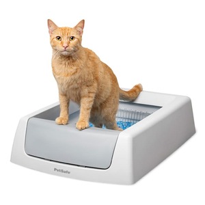 lot 1391 image: PetSafe ScoopFree Complete Classic Self-Cleaning Cat Litter Box - Retail $119.55